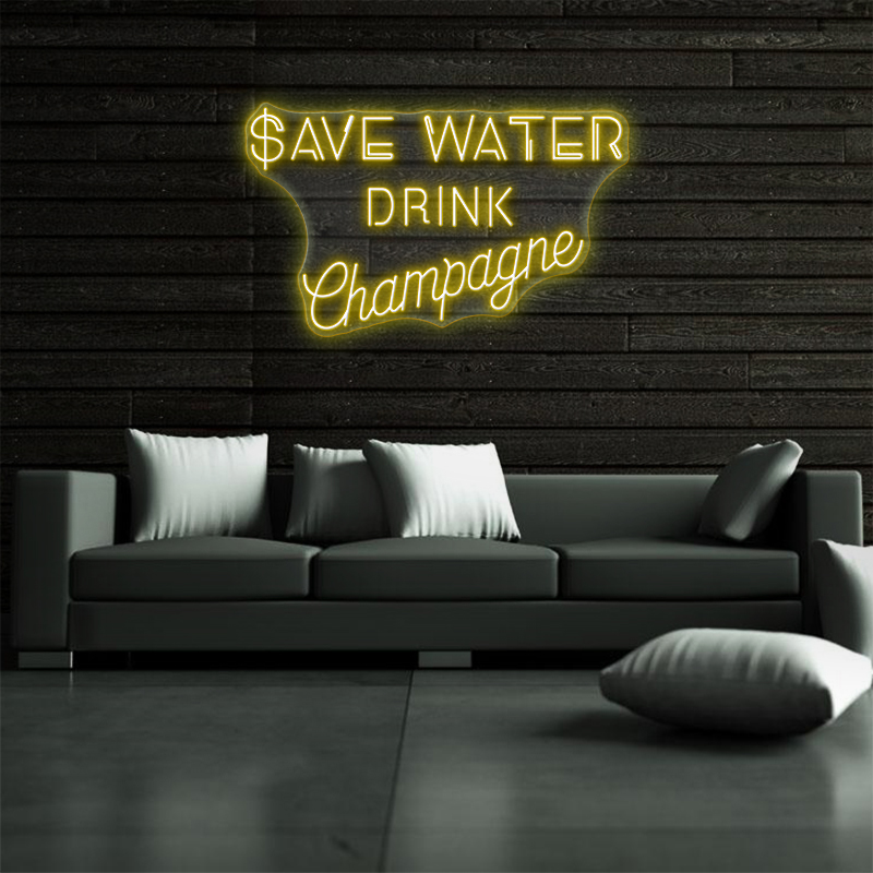 Save Water Drink Champagne